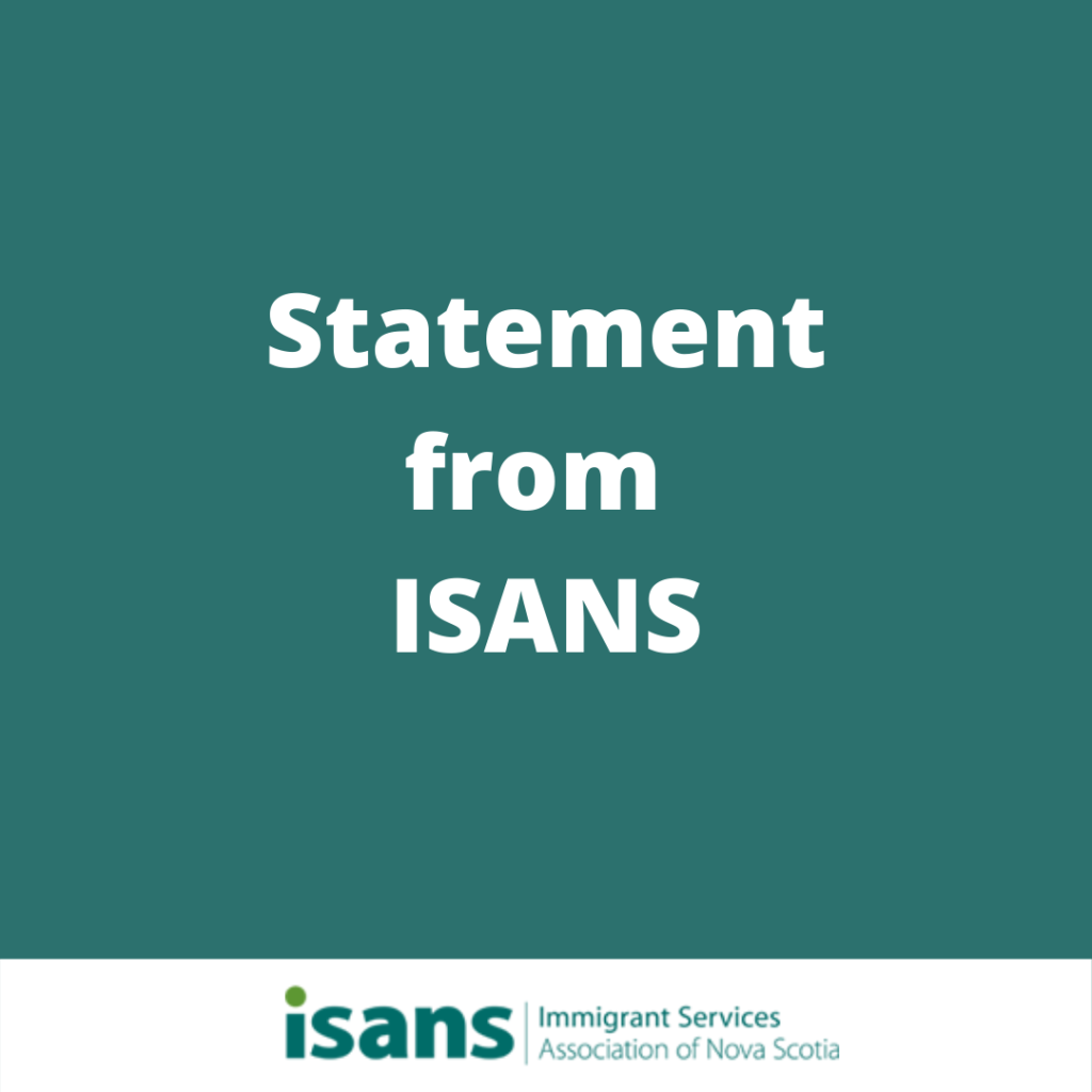 Statement from ISANS