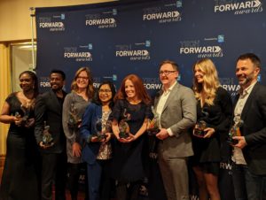 Winners at the 2022 TechForward Awards