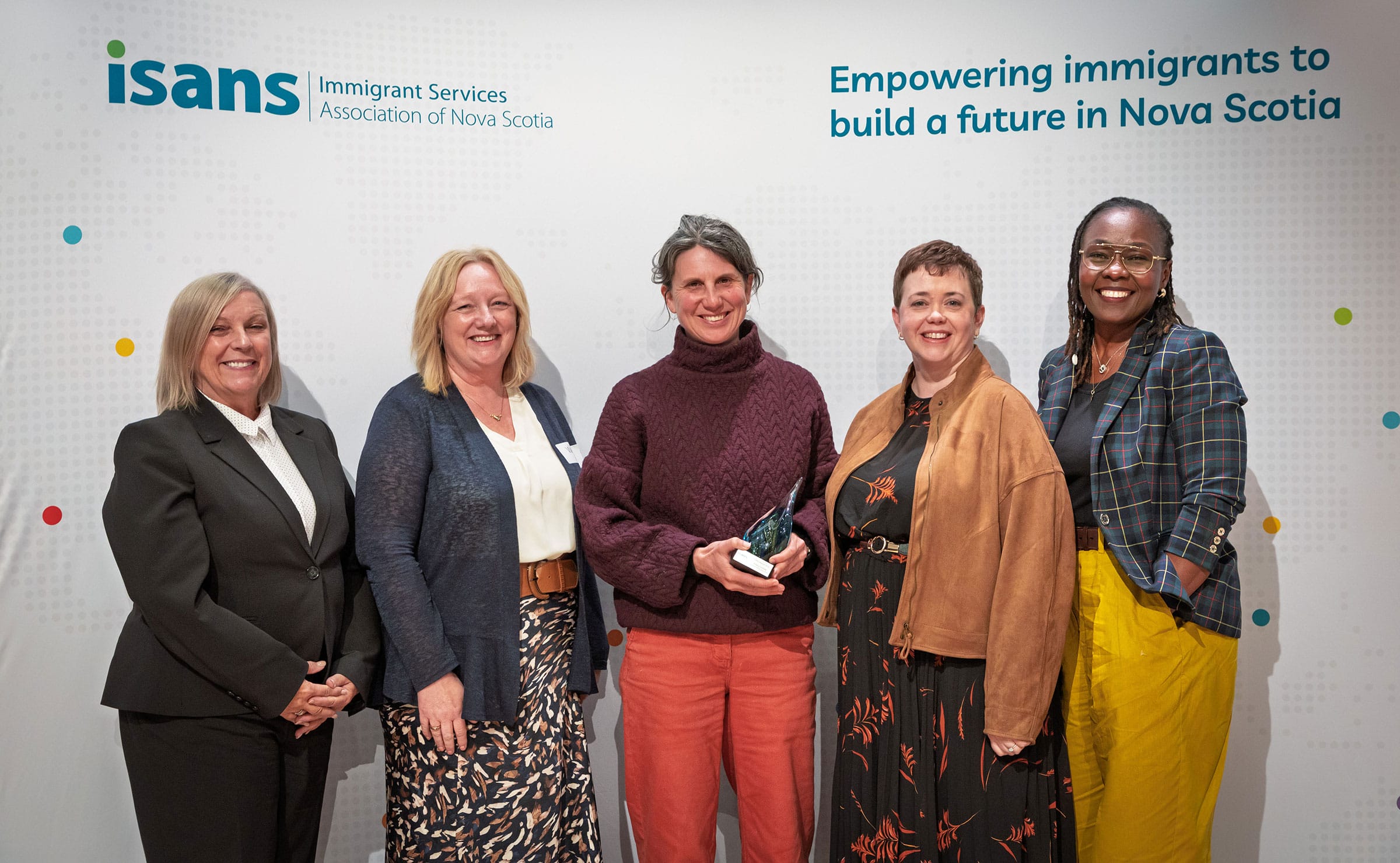 Hillary Lindsay receiving ISANS award for 2026