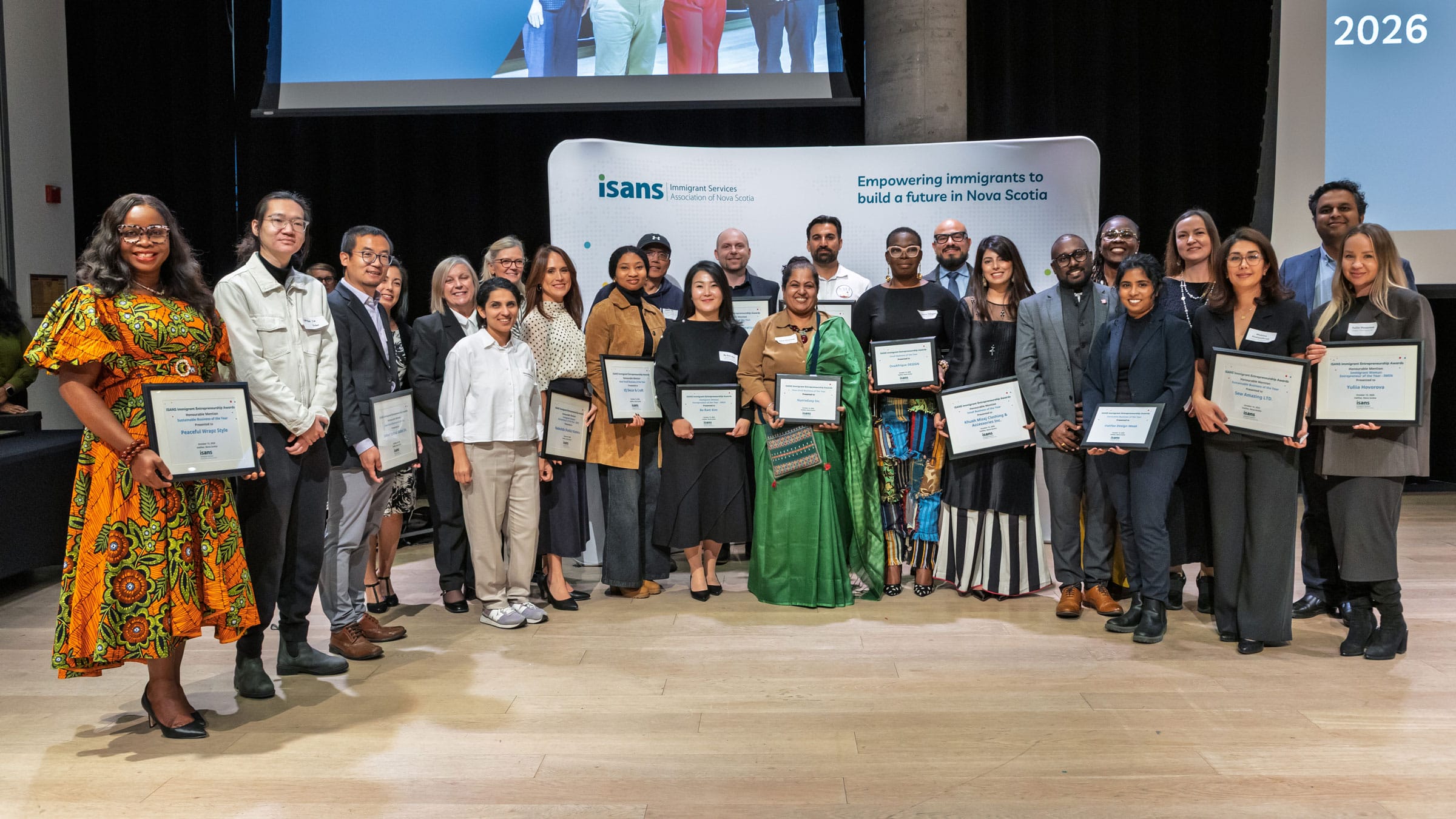 Winners of ISANS Immigrant Entrepreneurship Awards