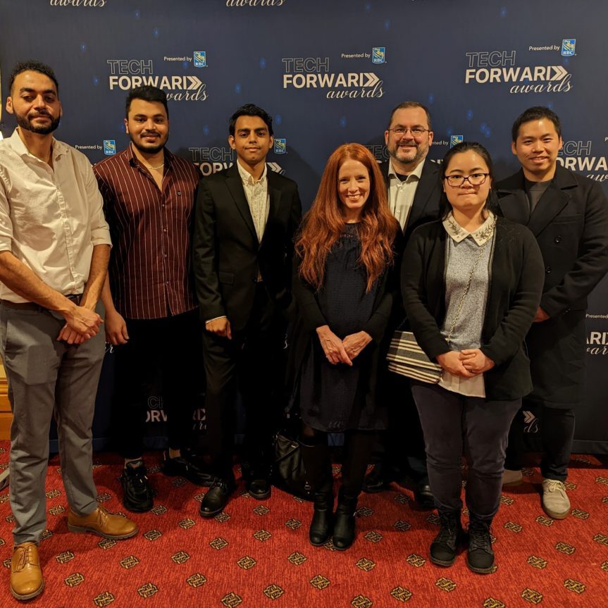 ISANS' Digital Navigation Team at the 2022 TechForward Awards