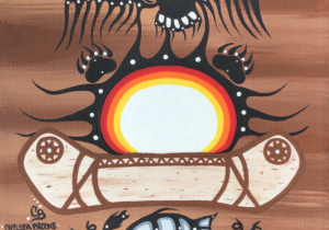 Mi'kmaq History Month art by Chelsea Brooks